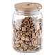 M&T Storage jar 2,00 liter glass with wooden lid
