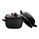 M&T Casserole à moules couleur noire pour servir 0,5 kg de moules