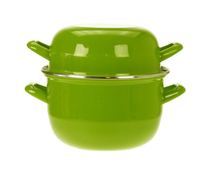 M&T Mussel pot green for serving 1 kg of mussels