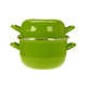 M & T  Mussel pot green for serving 1 kg of mussels