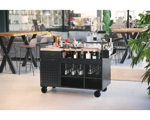 M & T  Bar- & Cocktail trolley