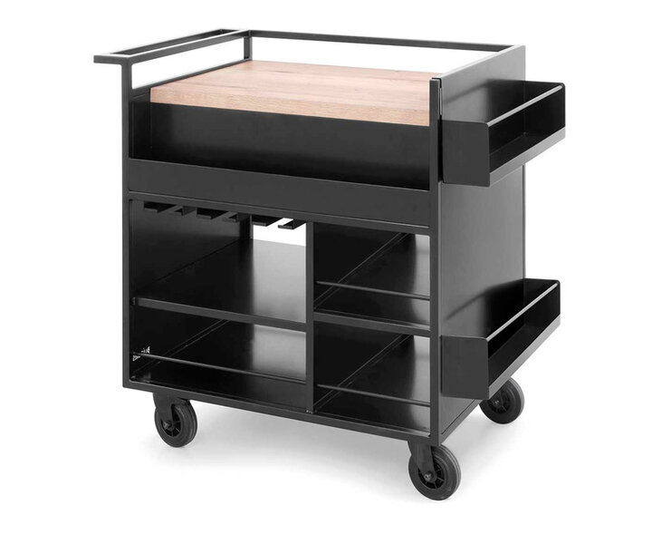 M&T Bar- & Cocktail trolley compact shape