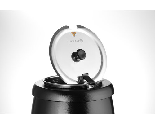 HENDI Marmite à soupe noire 8 litres