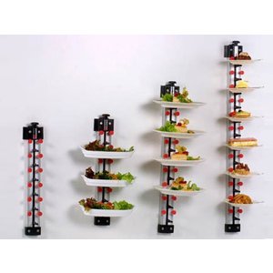 PLATE MATE  Porte assiettes dressées mural pour 18 assiettes