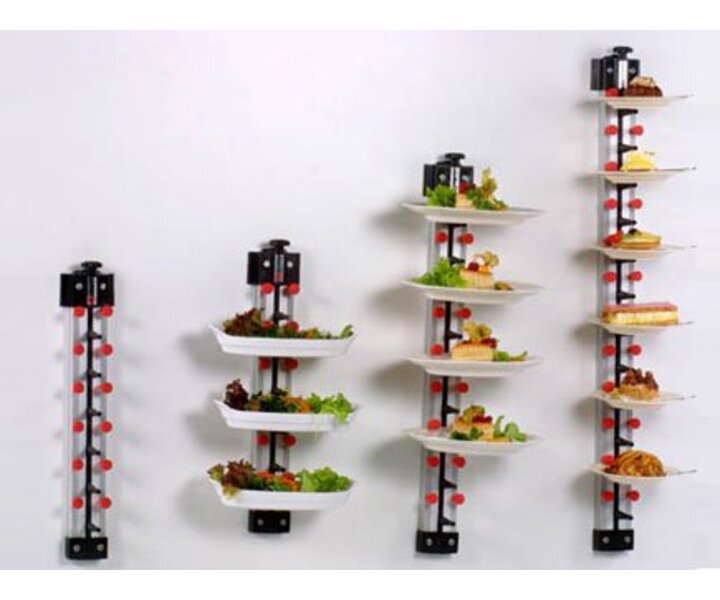 PLATE MATE  Wall-mounted plate rack for 18 plates