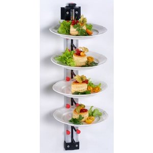 PLATE MATE  Wall-mounted plate rack for 6 plates