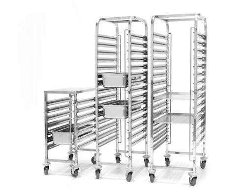M&T Gastronorm racking trolley 7 x GN 1/1