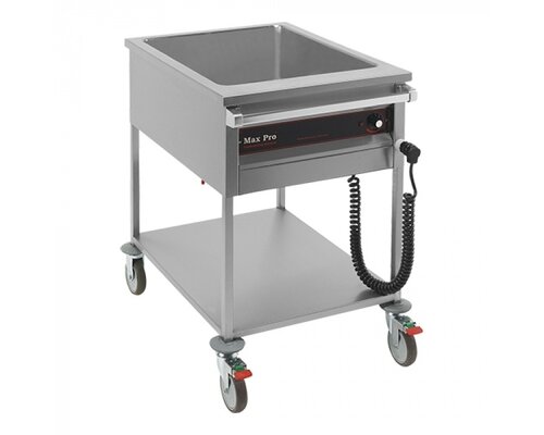 MAX PRO  Chariot bain-marie type 2/1 GN dim. 65 x 53 cm