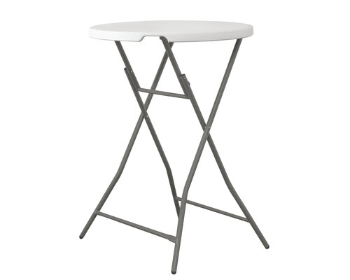 M&T Table haute pliable 80 cm diamètre