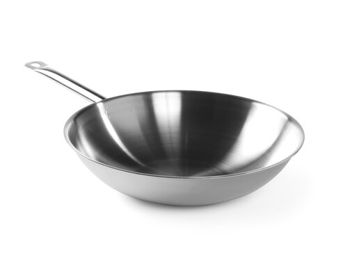 HENDI Wok 36 cm with flat bottom of 14,5 cm