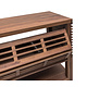 ZEPé Display buffet trolley in walnut wood color