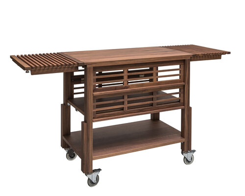 ZEPé Display buffet trolley in walnut wood color