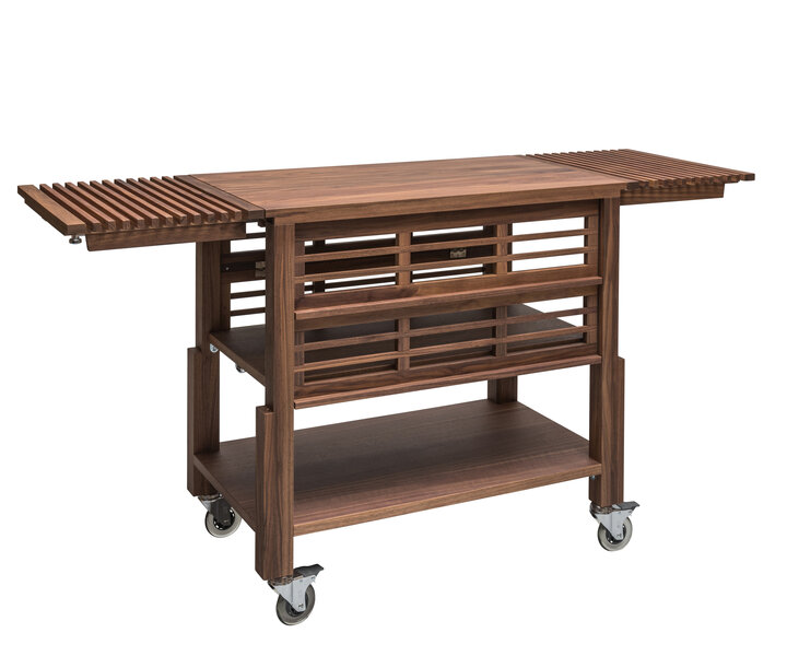 ZEPé Display buffetwagen in walnoot houtkleur