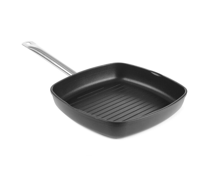 HENDI Grillpan 22 x 22 cm geribbeld