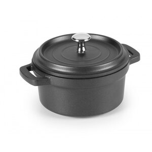 LACOR Mini cocotte ronde avec  Ø 10 cm finition noire