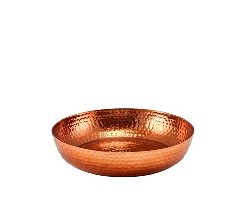 M&T Seafood trays set of 2 pieces  hammered copper finish