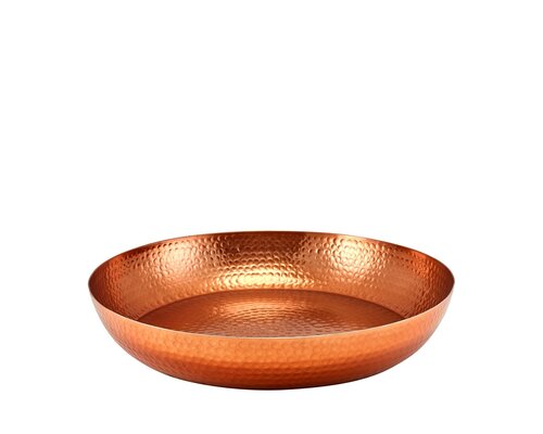 M&T Seafood trays set of 2 pieces  hammered copper finish