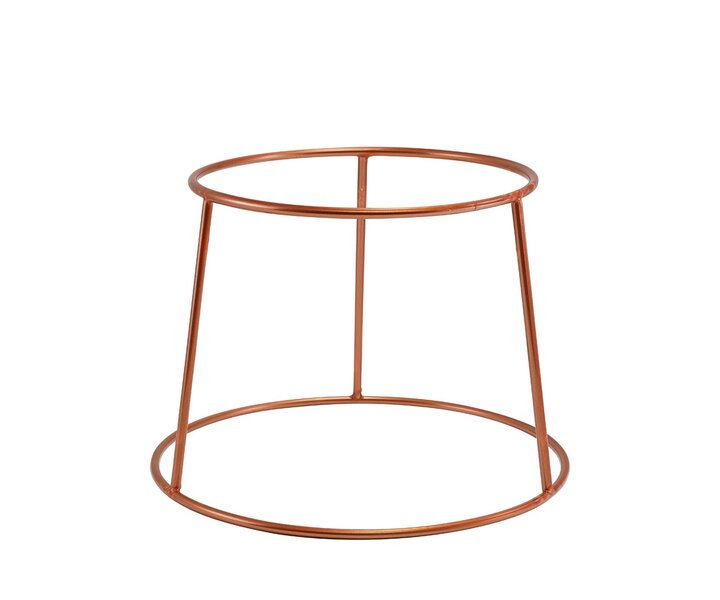 M&T Ensemble de 2 plateaux de fruits de mer finition cuivre martelé