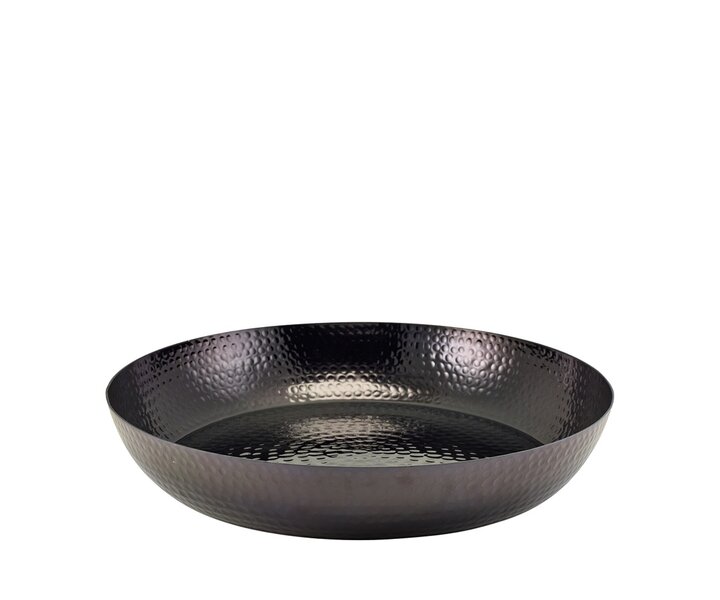 M&T Seafood trays set of 2 pieces hammered black finish