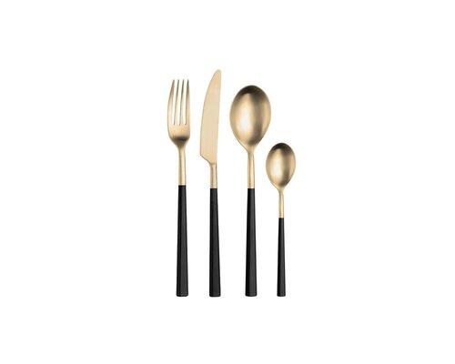 PINTINOX  Table spoon Sushi PVD Gold & Black