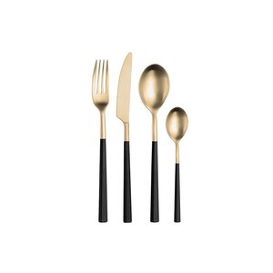 PINTINOX  Koffielepel Sushi PVD Gold & Black