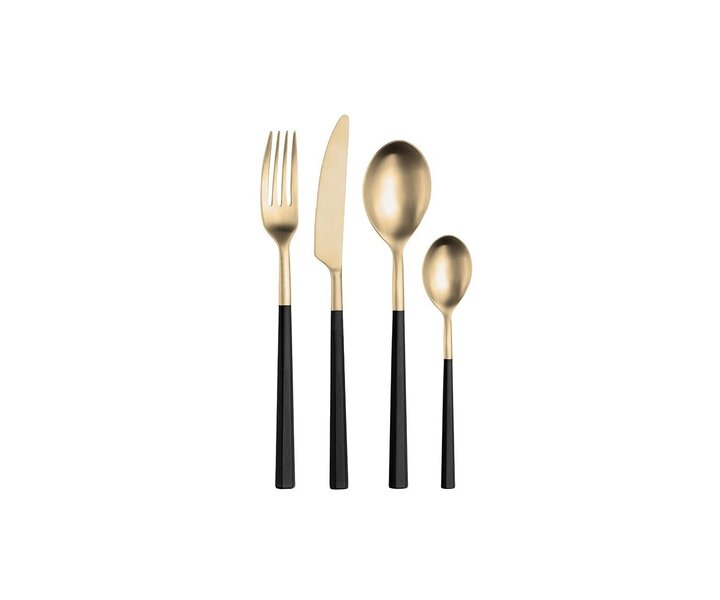 PINTINOX  Koffielepel Sushi PVD Gold & Black