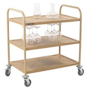 M&T Chariot de service aspect " bois "