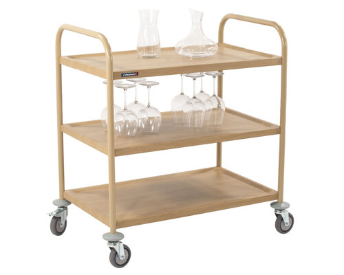 M&T Serving trolley " wooden " look