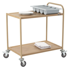 M&T Serving trolley " wooden " look
