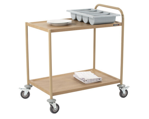 M&T Serving trolley " wooden " look