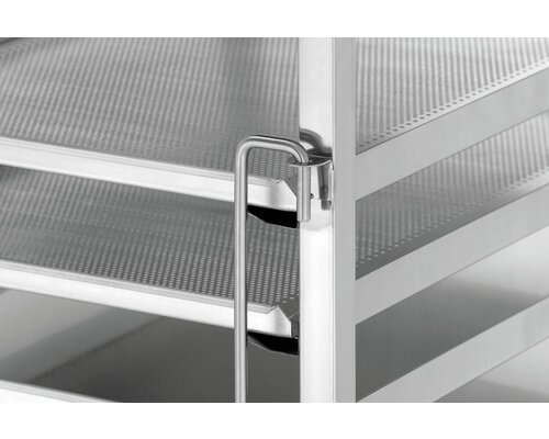 M&T Trolley for transport of 7 euronorm trays 60 x 40 cm