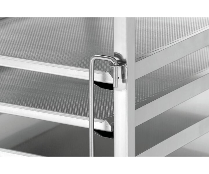 M&T Chariot pour le transport de 7 plateaux euronorm 60 x 40 cm