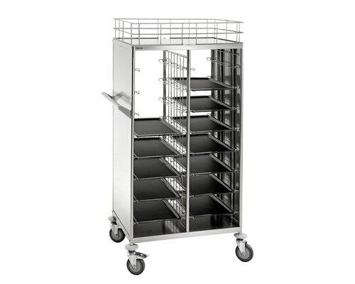 M&T Chariot pour le transport de 16 plateaux GN 1/1