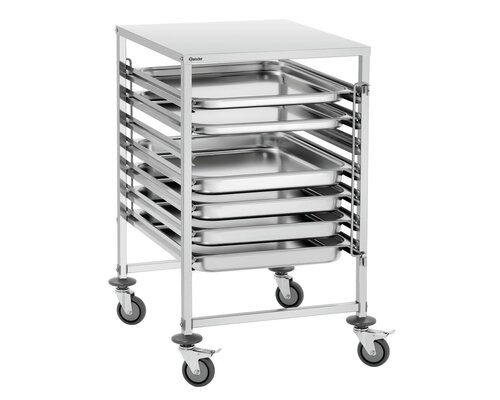 M&T Trolley for transport of 7 GN 2/1 trays