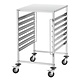 M&T Trolley for transport of 7 GN 2/1 trays
