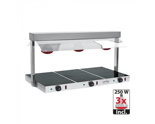 CATERCHEF Warming plate with 3 infra-red lamps