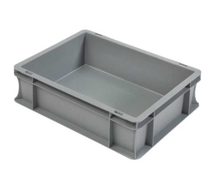 M&T Bac empilable gris 40x30x12cm