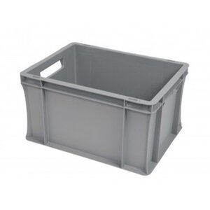 M&T Bac empilable gris 40 x 30 x h 22 cm