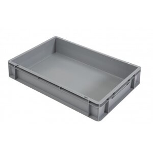 M&T Stacking container grey  60 x 40 x h 12 cm