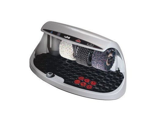 HEUTE Machine à cirer les chaussures Cosmo argent