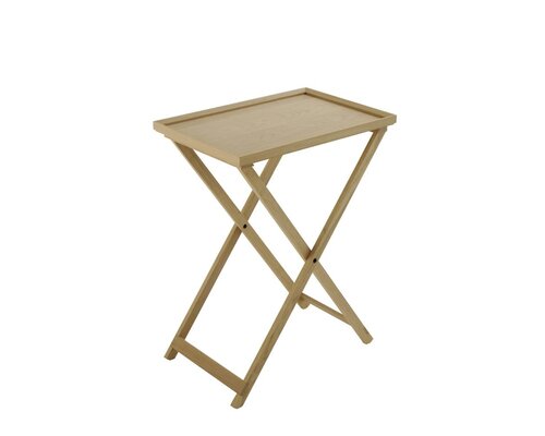 M&T Support à plateaux livré avec plateau en bois 60 x 40 x h 3 cm