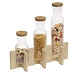 M&T Buffet display inclusief 3 flessen met kurken stop inhoud 0,5 l - 1,0 l - 1,5 l