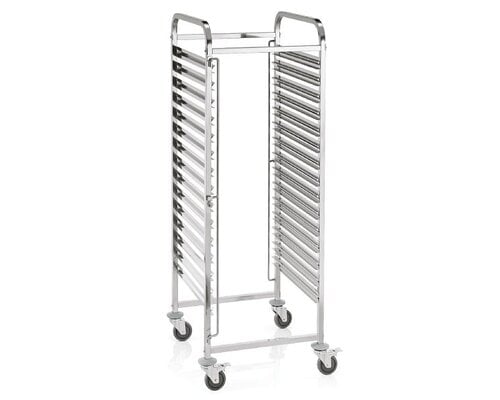 M&T Racking trolley holds 15 GN 2/1