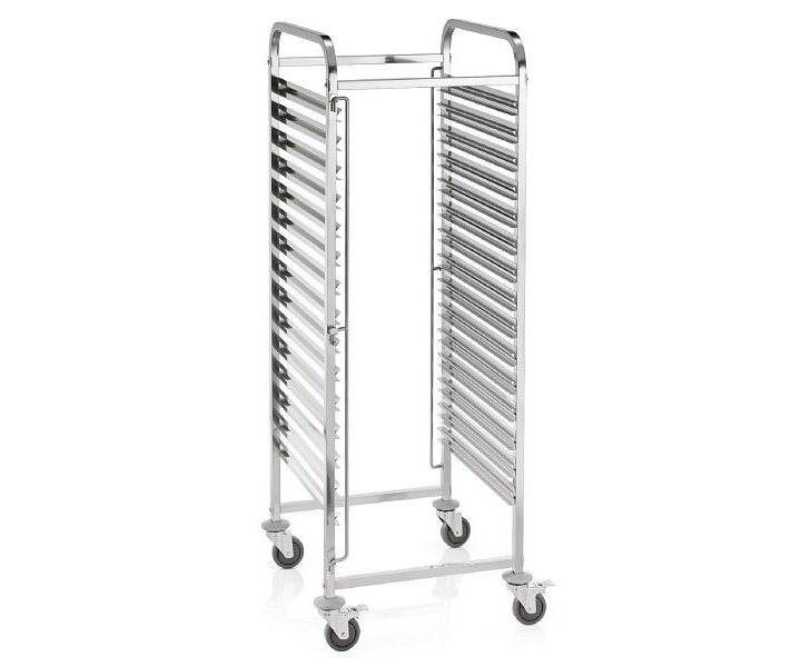 M&T Racking trolley holds 15 GN 2/1