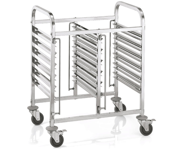 M&T Echelle / chariot à glissières pour 24 GN 1/1 modèle bas