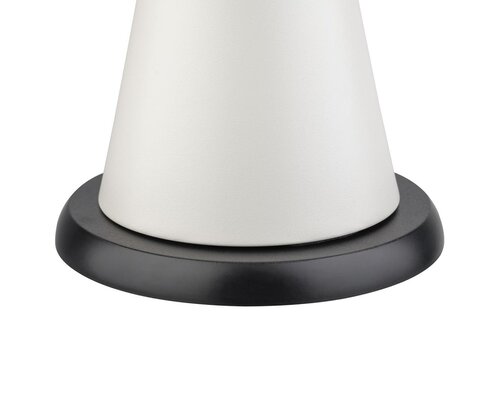 M&T Table lamp rechargable  " Cone " whisper white