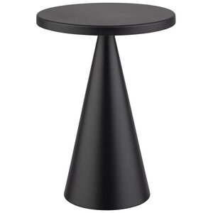 M&T Table lamp rechargable  " Cone " black