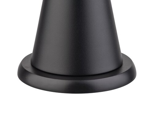 M&T Lampe de table rechargable " Cone "  noire