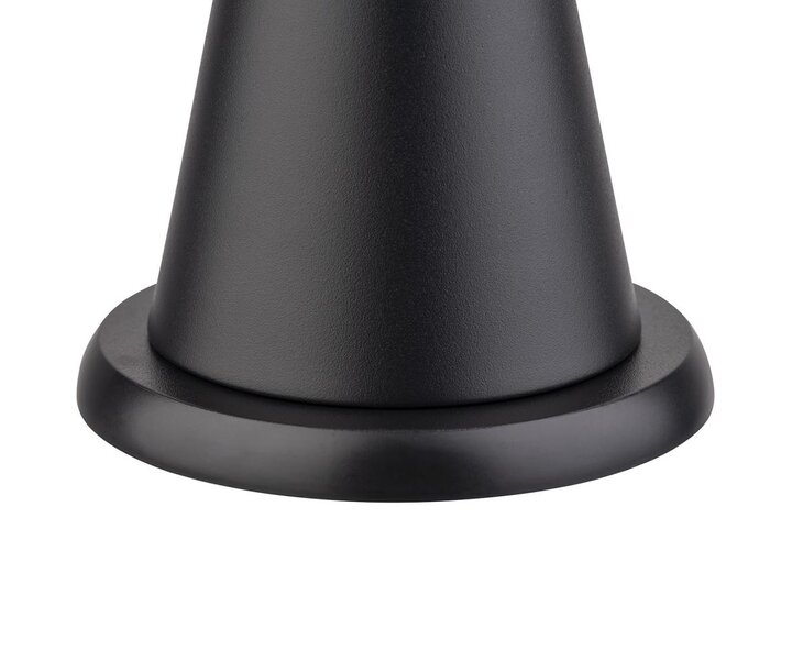 M&T Table lamp rechargable  " Cone " black