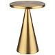 M&T Table lamp rechargable  " Cone " gold